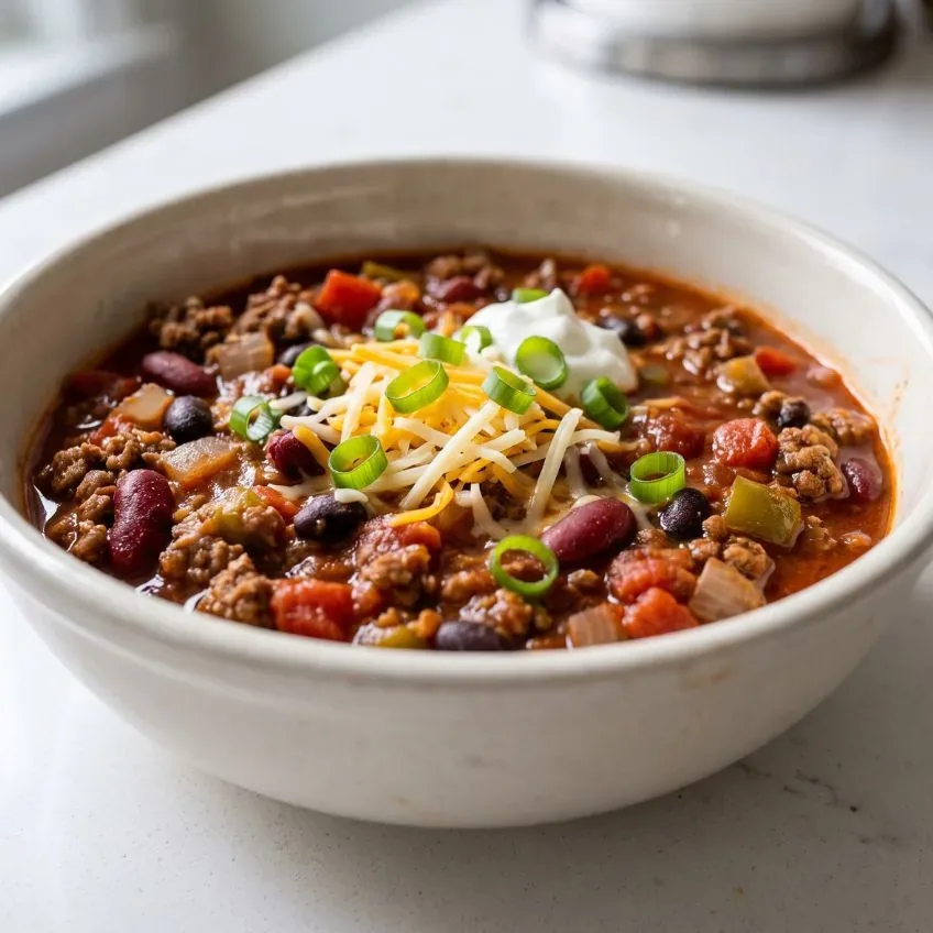 Easy Ground Beef Chili