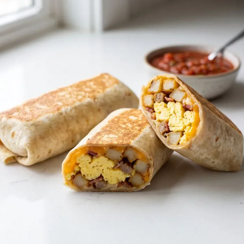 Freezer Breakfast Burritos