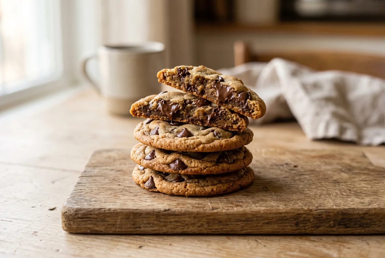 Soft and Chewy Chocolate Chip Cookies