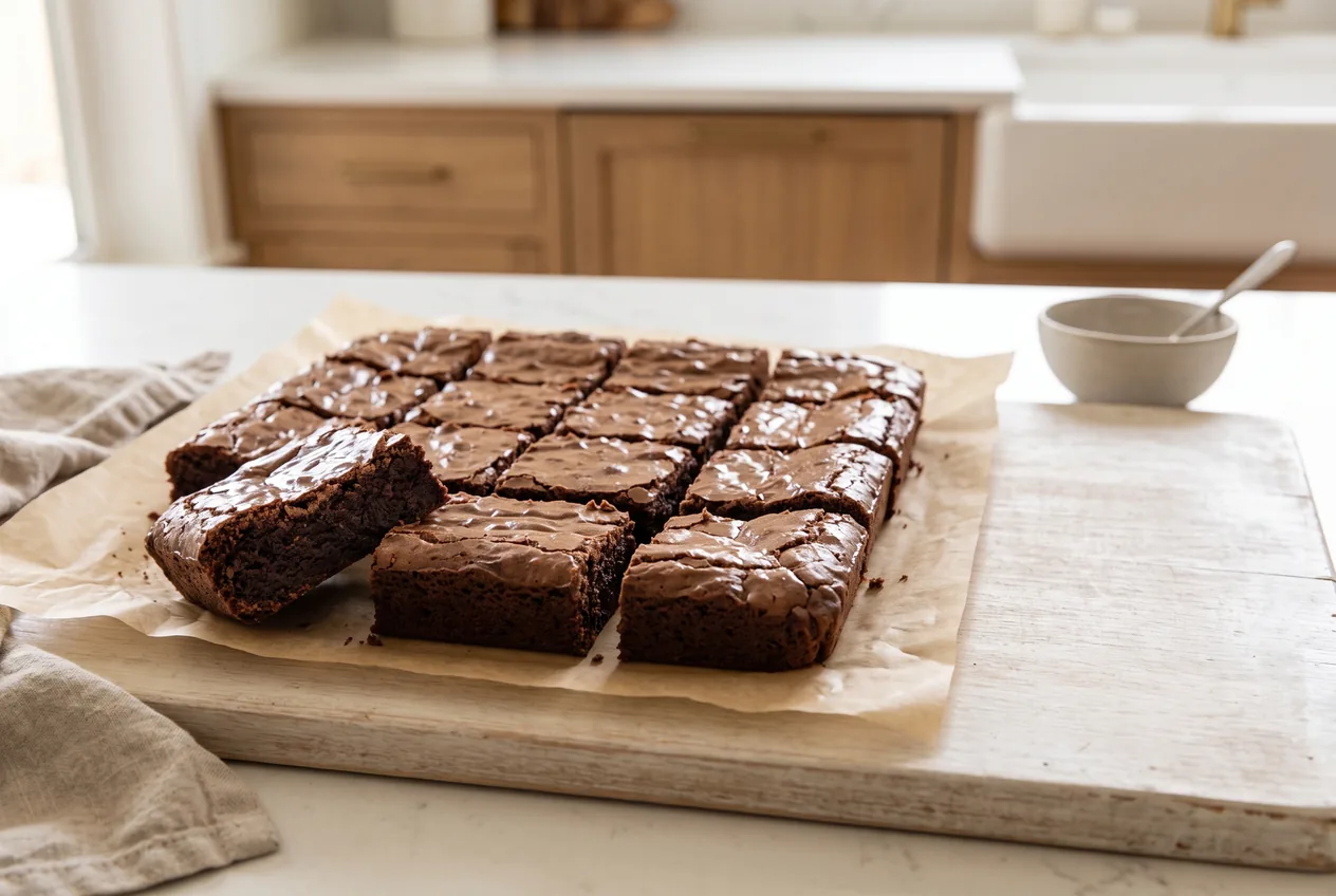 One-Bowl Cocoa Brownies