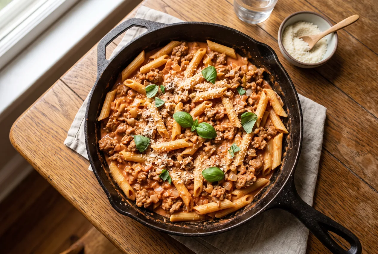 Creamy Sausage Pasta