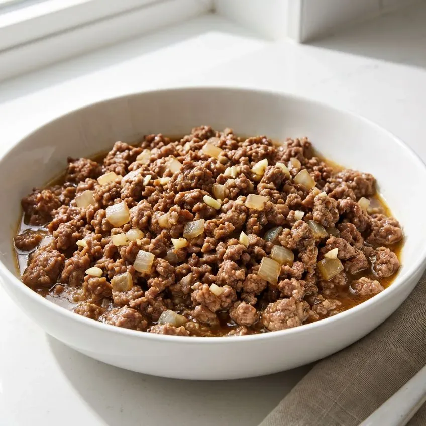 Ground Beef Crock Pot Base
