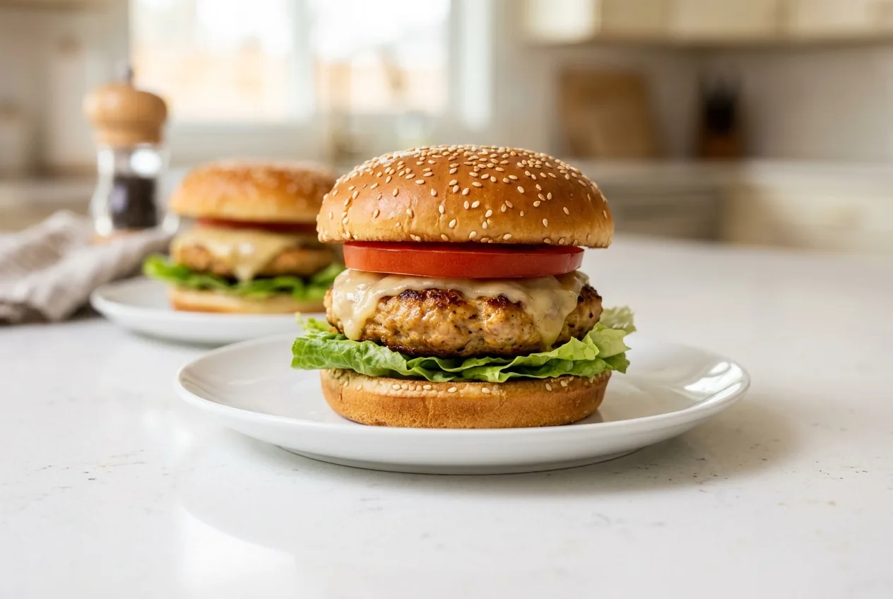 Ground Chicken Burgers