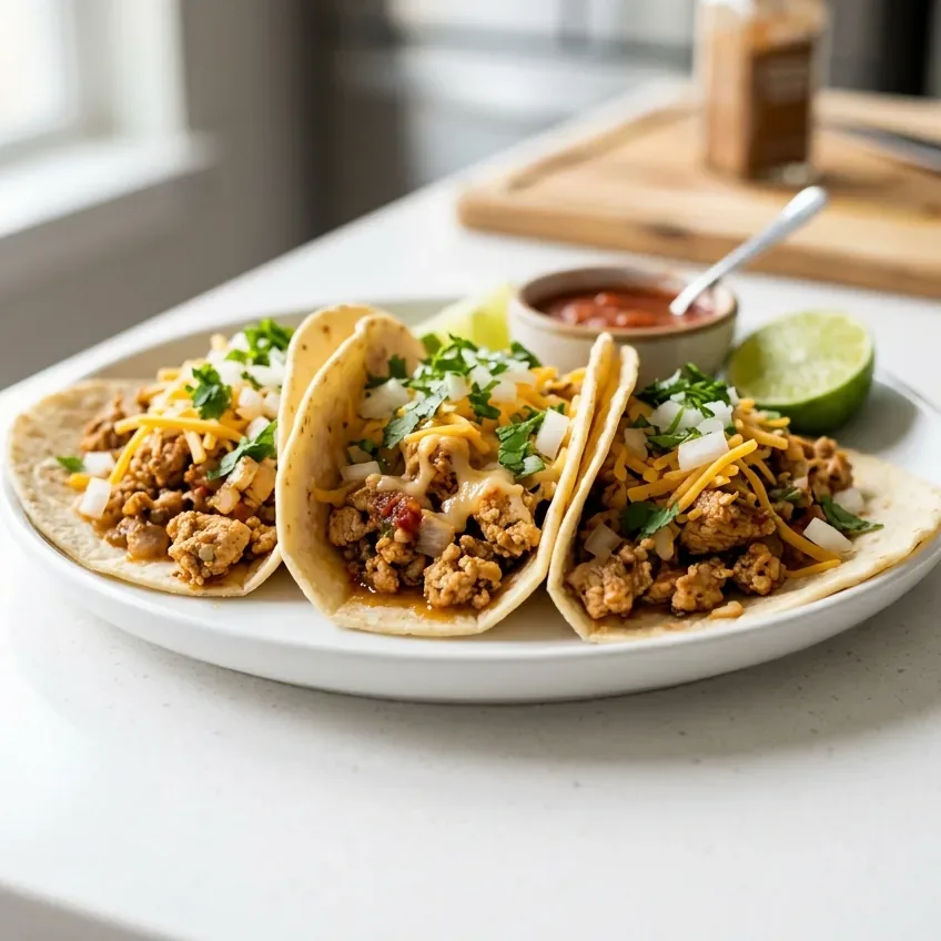 Ground Chicken Tacos