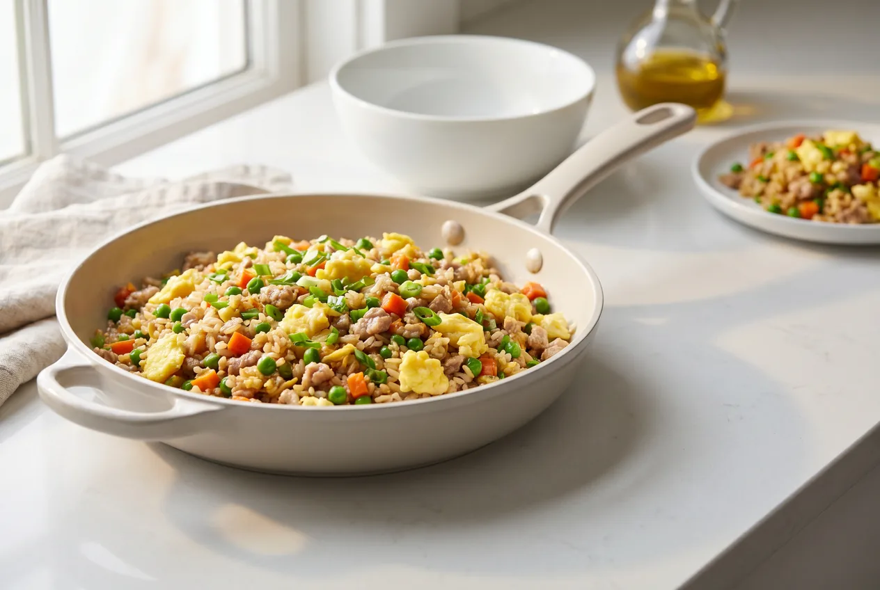 Ground Pork Fried Rice
