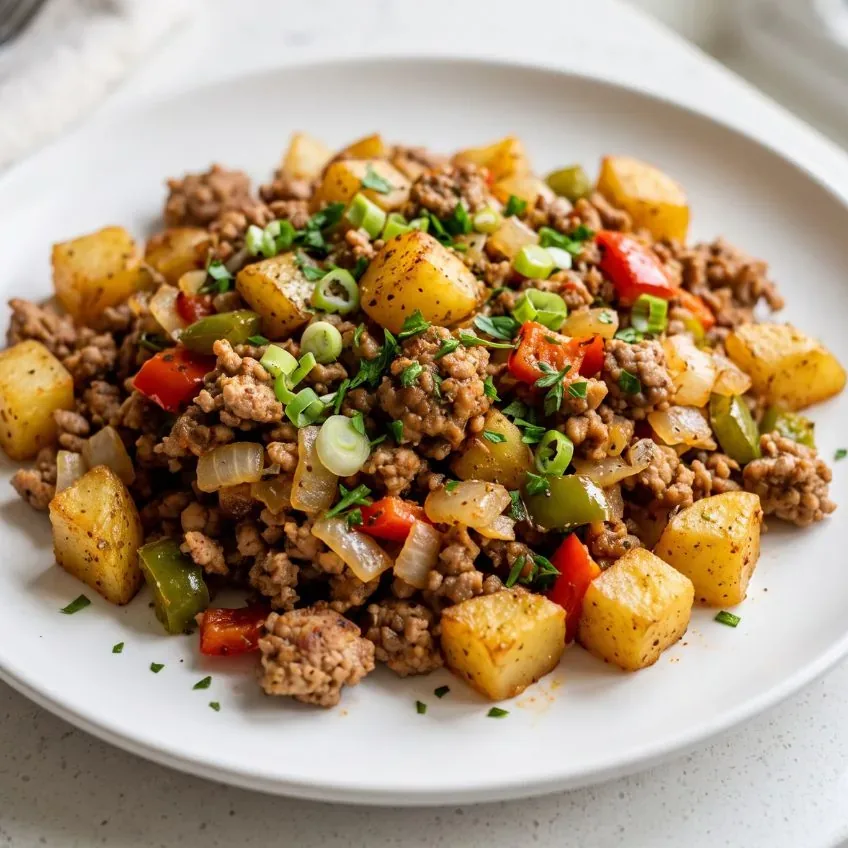 Ground Turkey and Potatoes