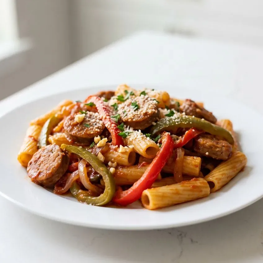 Italian Sausage & Peppers Pasta
