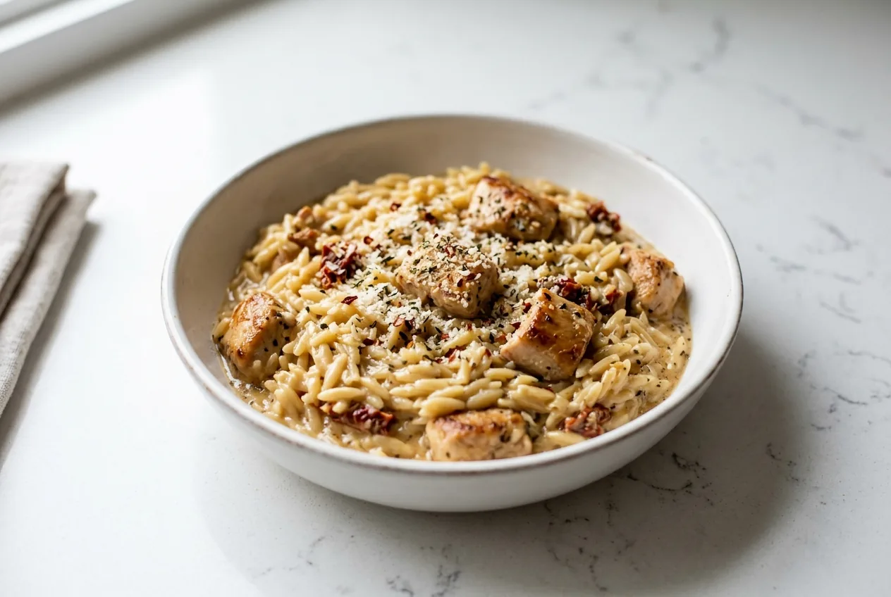 Marry Me Chicken Orzo