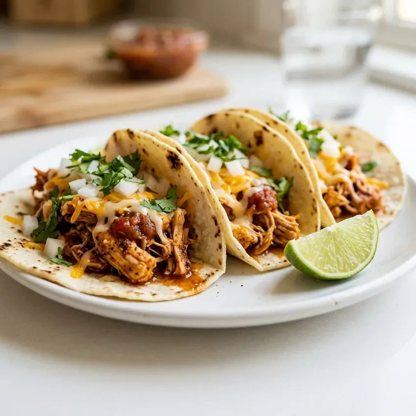Shredded Chicken Tacos
