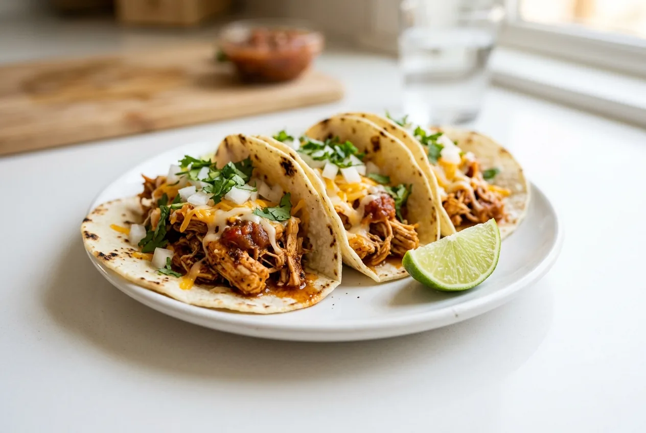 Shredded Chicken Tacos