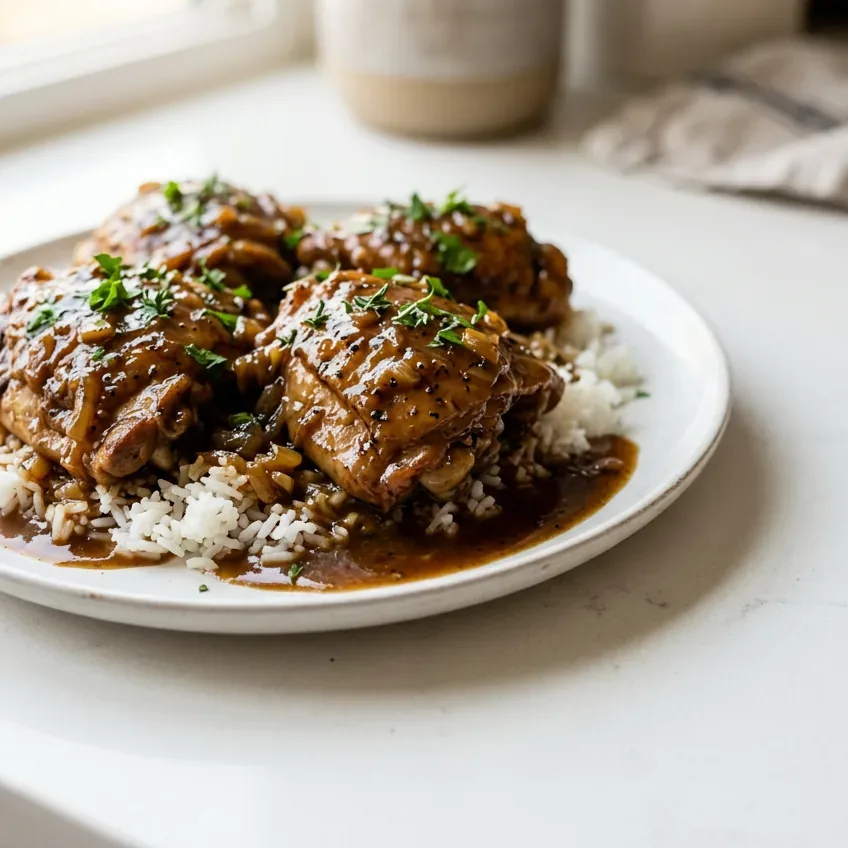 Slow Cooker Chicken Thighs