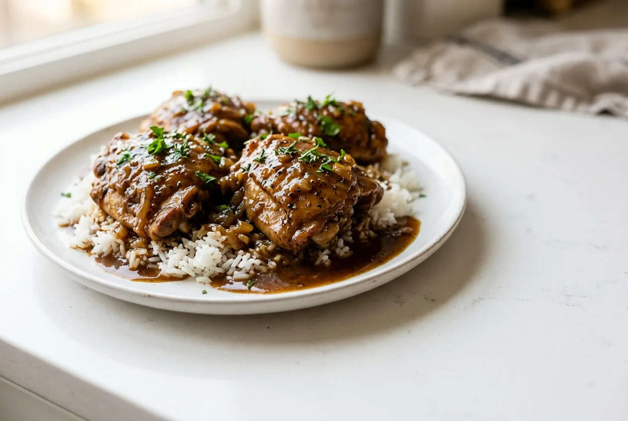 Slow Cooker Chicken Thighs