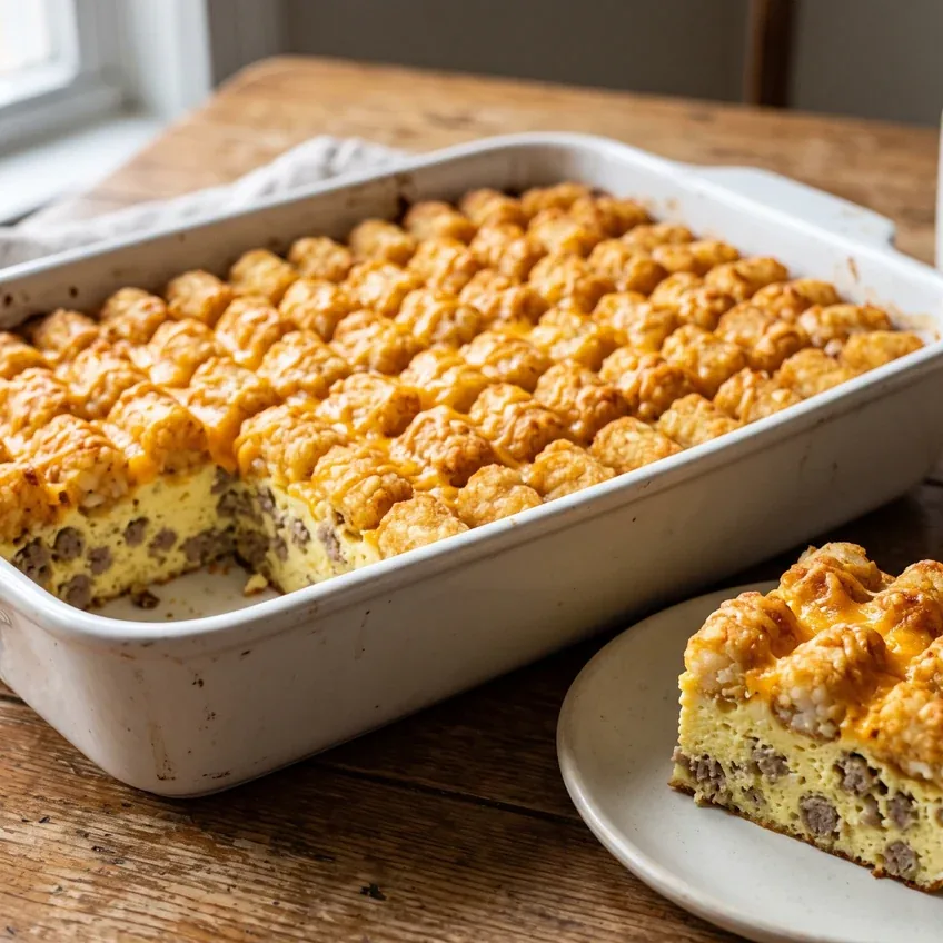 Tater Tot Breakfast Casserole