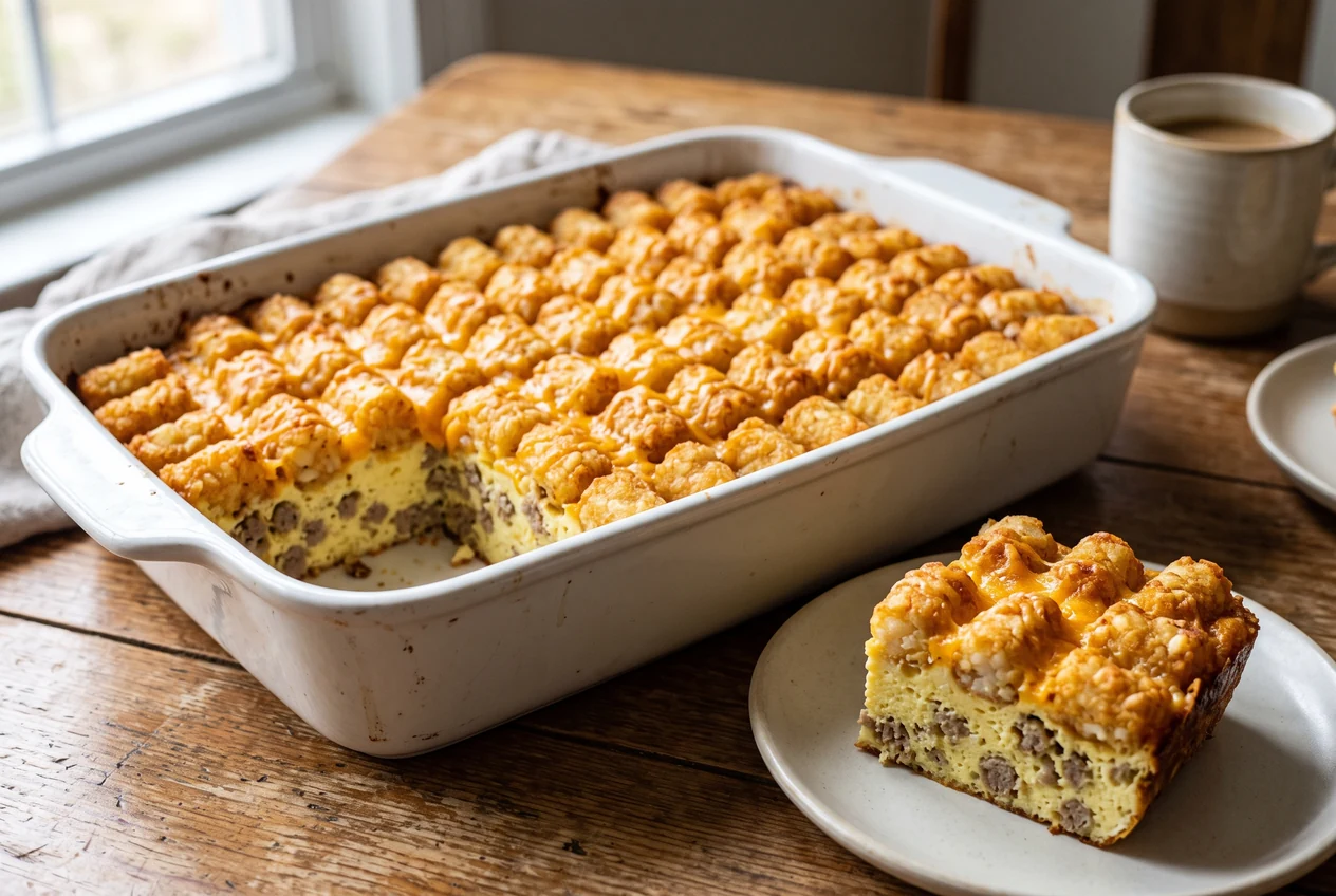 Tater Tot Breakfast Casserole