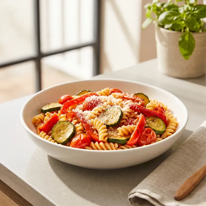 Vegetarian Pasta with Veg